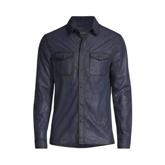 John Varvatos Izzy goat suede Jacket. Size EU 44 USA 34 Small BNWT $698 - Picture 2 of 16